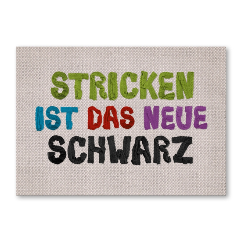 Stricken ist das neue Schwarz.