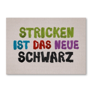 Stricken ist das neue Schwarz.