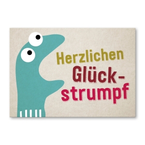 Herzlichen Glückstrumpf