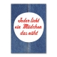 Jeder liebt ein Mädchen das näht.