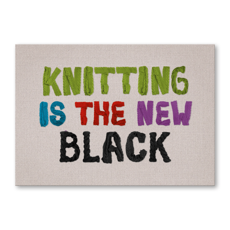 Knitting ist the new black