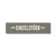 Webetikett - Einzelstück