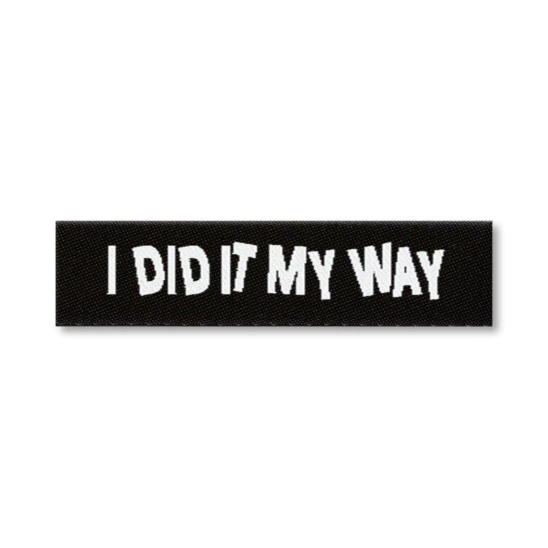 Webetikett - I did it my way
