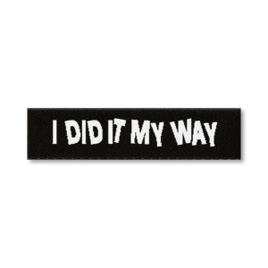 Webetikett - I did it my way