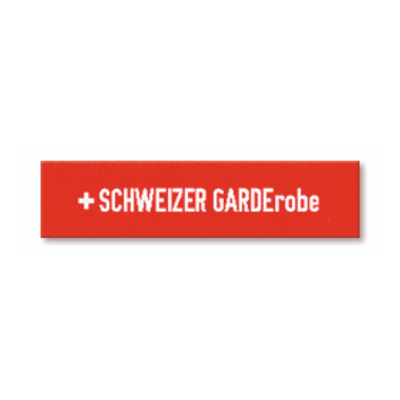 Webetikett - Schweizer Garderobe