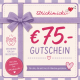 Gutschein über 75 €