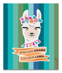 Brillenputztuch - Drama Lama
