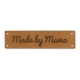 Lederetikett - Made by Mama